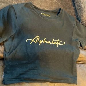 SOLD Alphalete fitted crop top